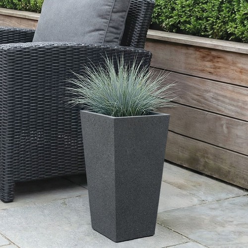 Tall tapered garden planters - tapered,