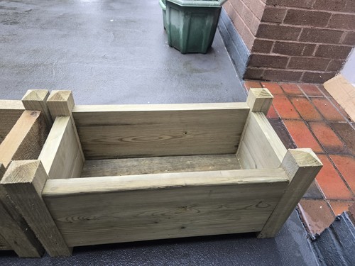 Homemade planters - homemade,